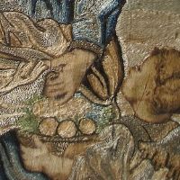 刺繍画聖バルバラ