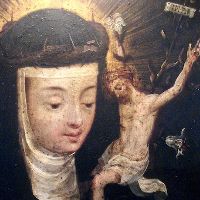 17世紀油彩聖カタリナ
