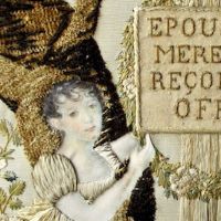 フランス帝政刺繍画