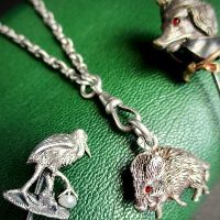 動物シルバーチャーム