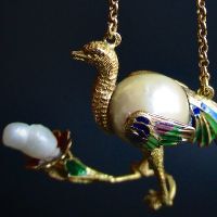 バロックパール孔雀