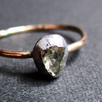 ローズカットダイヤモンドリング