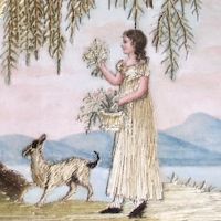 フランス帝政刺繍画