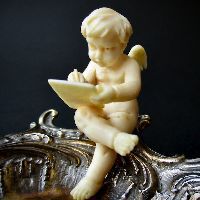 シルバーインク壺トレイ